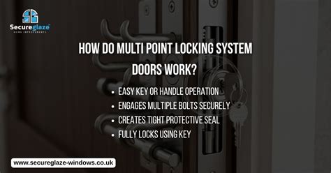 Multi point locking system wooden doors.  Enjoy enhanced security, adjustable fit, and compatib...