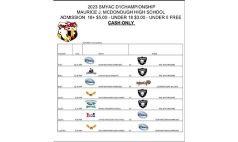 Multi-Schedule SMYA Hawks