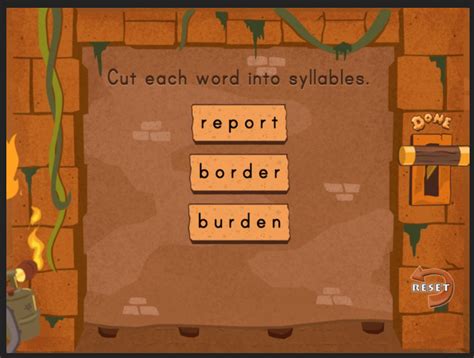 Multi-Syllable Words Spelling Patterns: Floyd Danger Game