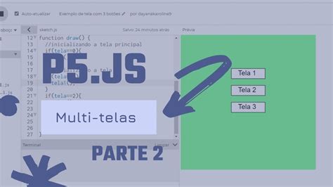 Multi-telas em JavaScript com o P5.js - YouTube