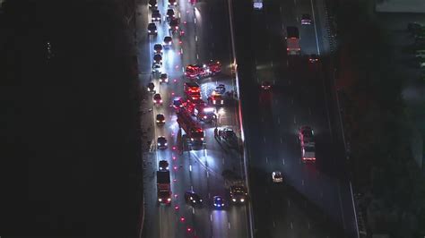 Multi-vehicle crash causes massive traffic backup on southbound 101 Freeway