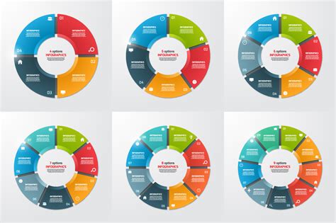 MultiColor Free Pie Chart PowerPoint Template Design