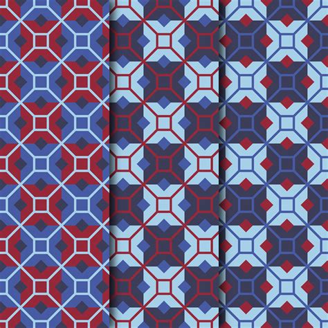 MultiColor Tessellation Pattern Digital Paper Collection Graphic by