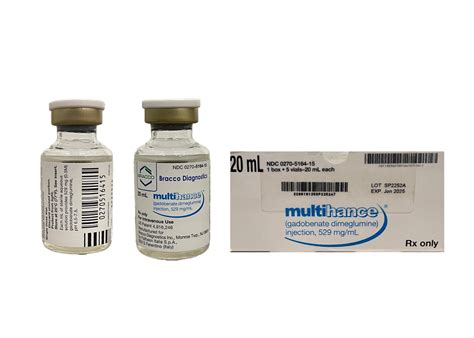 MultiHance (Gadobenate Dimeglumine Injection): Uses, Dosage ... - RxList