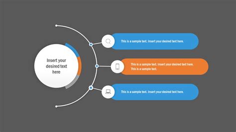 MultiItem Agenda Slide Design for PowerPoint SlideModel