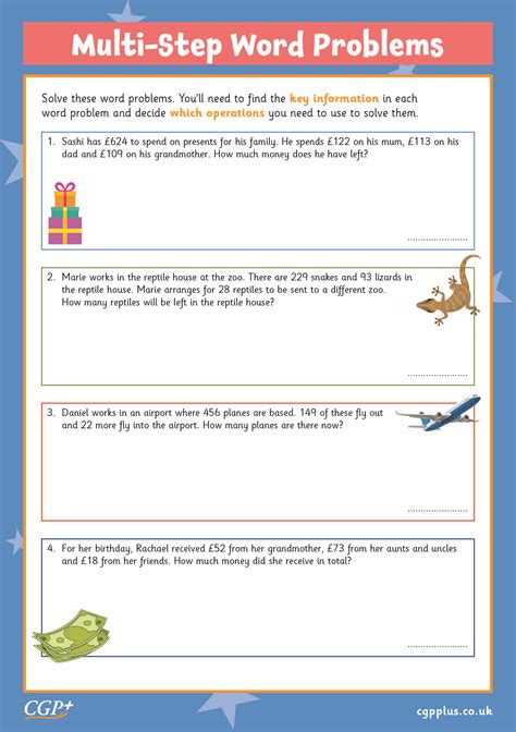 MultiStep Word Problem worksheet Live Worksheets