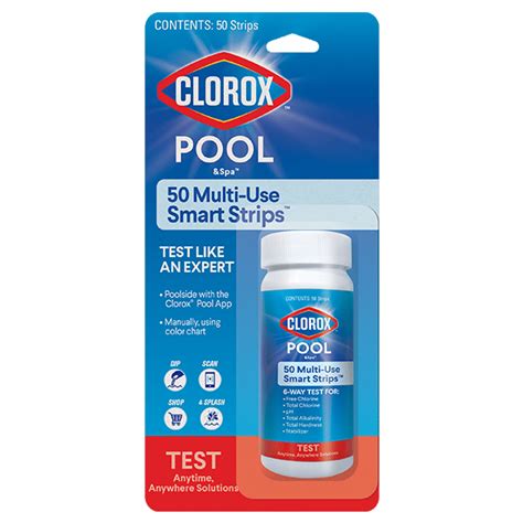 MultiUse Smart Strips™ for Testing Pool Water Test Strips + Kits