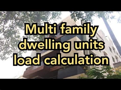 Multifamily Load Calculation Worksheet