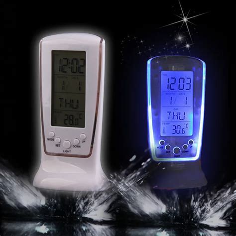 Multifunction Alarm Clock LED Digital Clock Calendar Thermometer