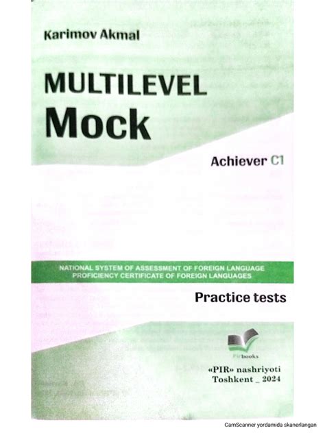 Multilevel mock achiever c1.  The Basic answer demonstrates a Bosh sahifa Kitoblar Aloqa Malumo...