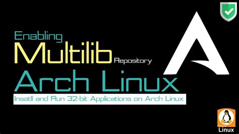 Multilib arch.  Sep 24, 2023 · How to enable multilib on Arch Linux Even ...