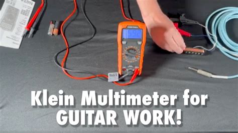 Multimeter: Guitar Diagnostics YouTube.