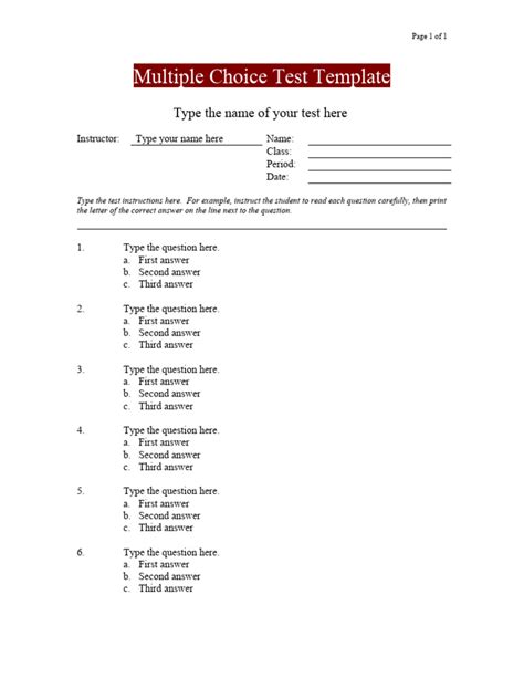 Multiple Choice - [PDF Document] (2025)