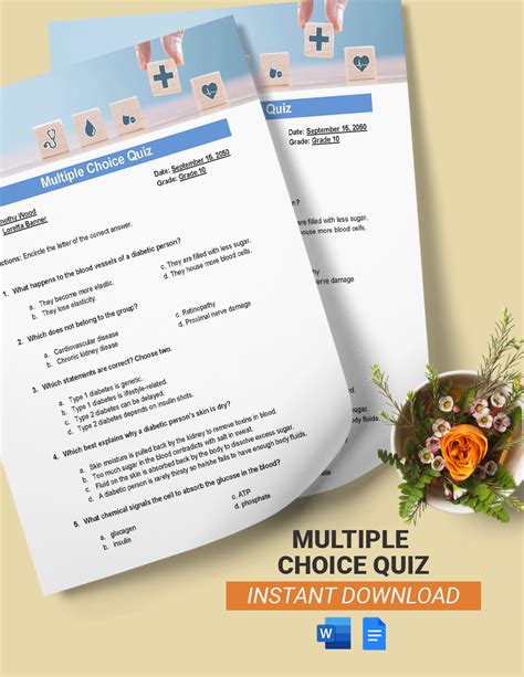 Multiple Choice Test Template Google Docs