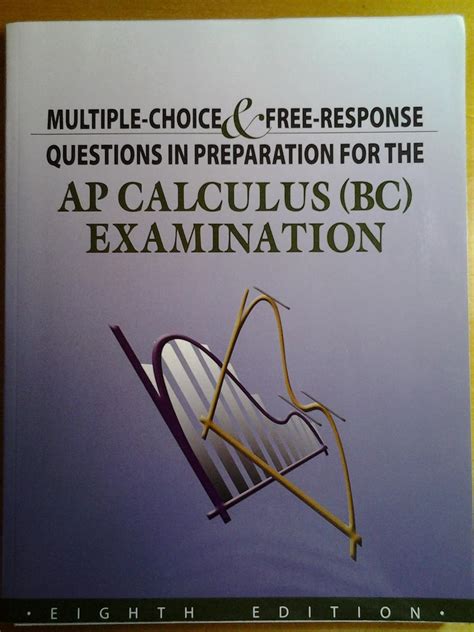 Multiple choice free response questions in preparation for the ap calculus bc examination 8th ed students solutions manual. - A guide to assessment for psychoanalytic psychotherapists.