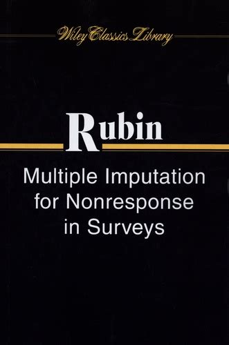 Multiple imputation for nonresponse in surveys by donald b rubin. - Motivating with sales contests the complete guide to motivating your.
