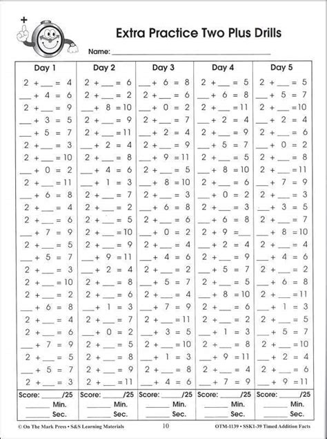 Multiplication Worksheets 100 Problems Timed Tests