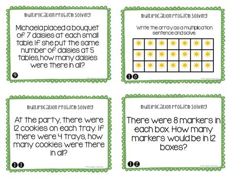 Multiplication problem solving grade 3. Multiplication problem solving
