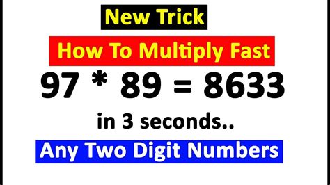 Multiply 11 with any two digit numbers in just 2 sec. YouTube