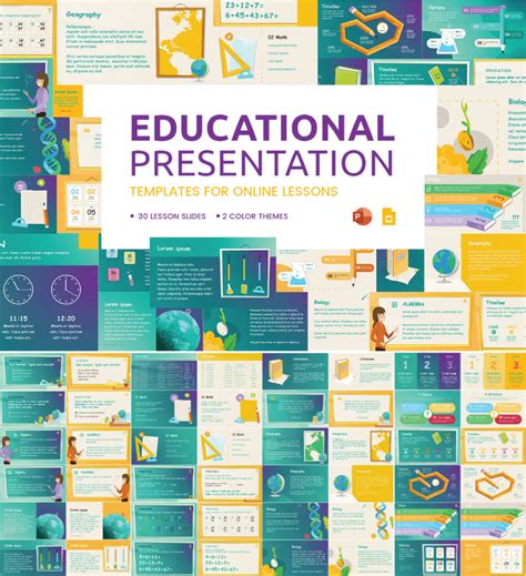 Multishapes education powerpoint templates