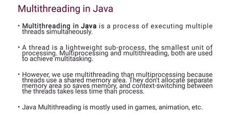 Multithreading in java pdf.  Thread is basically a lightweight sub-process, a smallest unit ...