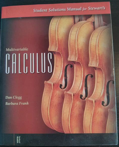 Multivariable Calculus 6th Edition