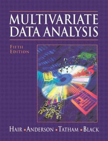Multivariate Data Analysis Hair 4th Edition