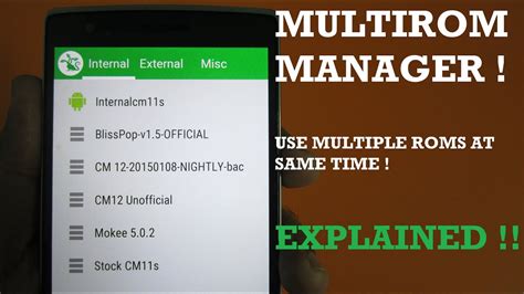 ) Use the MultiROM Manager app to install Ubuntu Touch. . Multpirm