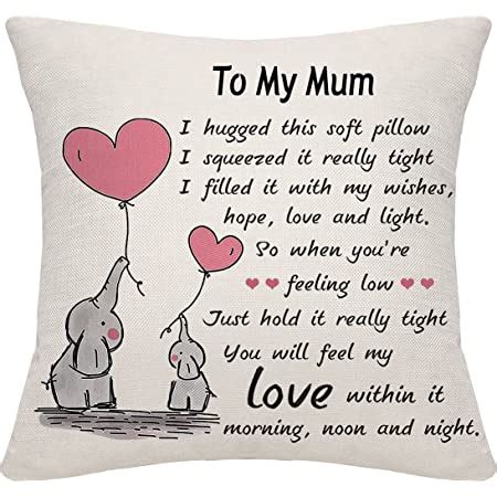 Mum Gifts From Daughter Son Mom Cushion Cover …