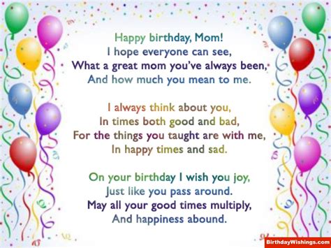 Mum birthday poems. Things To Know About Mum birthday poems. 