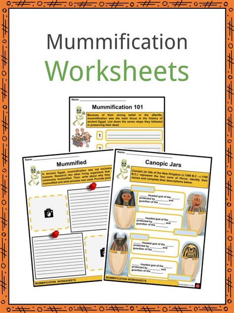 Mummify Worksheets & Teaching Resources Teachers Pay Teachers