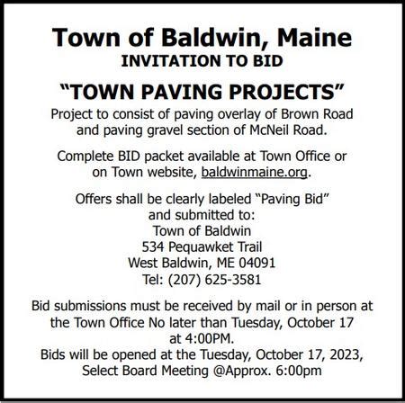 Municipal office - Town Of Baldwin, Maine - Baldwin, Me