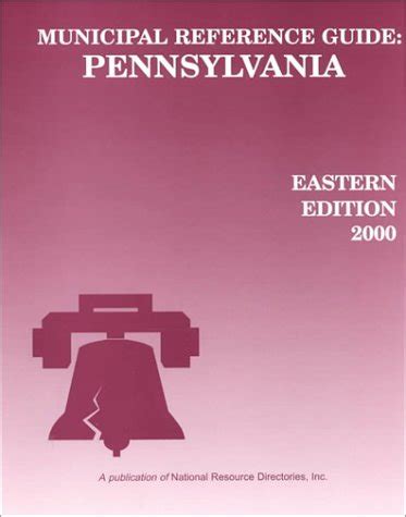 Municipal reference guide pennsylvania eastern edition 2000 municipal reference guide pennsylvania eastern edition. - Instrucciones a los mayordomos de estancias.