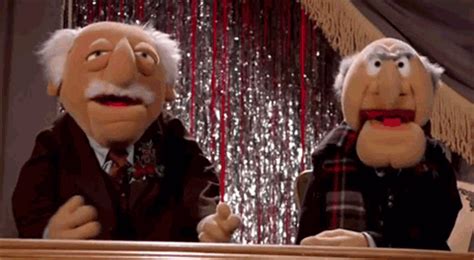 The names of the two grumpy old men who heckled the Muppets on The Muppet Show are Statler and Waldorf. When was Gaybo's Grumpy Men created? Gaybo's Grumpy Men was created in 2005.