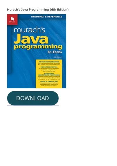 Murach S Java Programming Solutions
