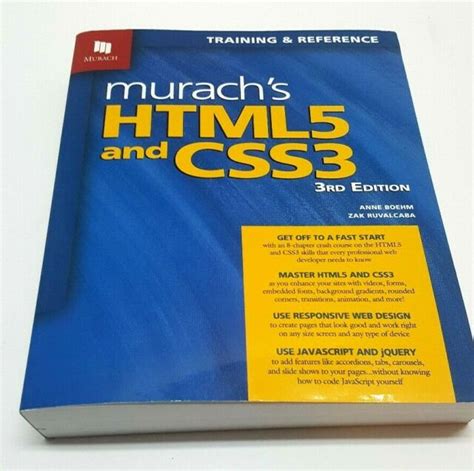 Murachs html5 and css3 3rd edition. - Samsung le40a557p2f tv service manual download.