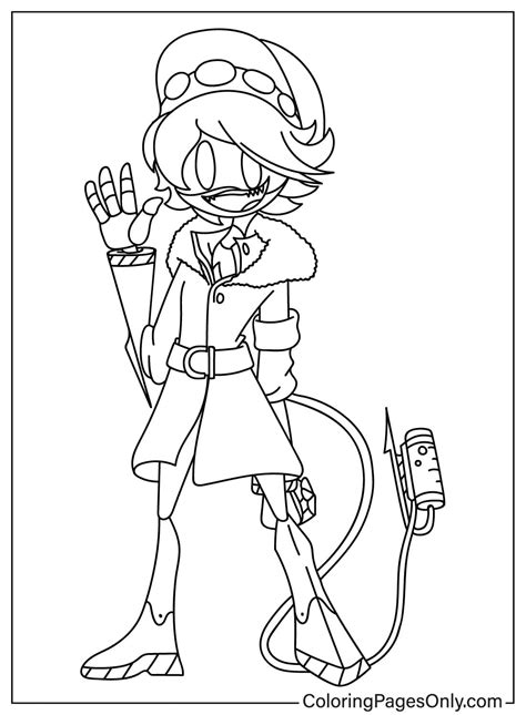 Murder Drones Coloring Page