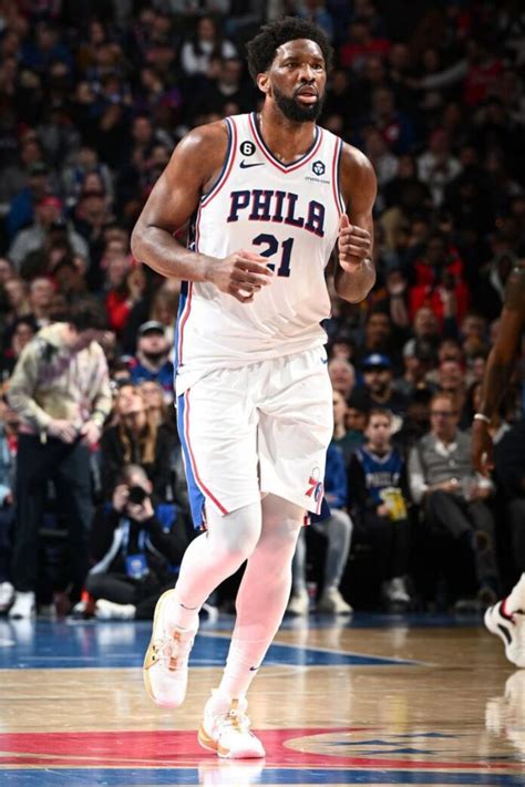 Joel Hans Embiid (born March 16, 1994) is a Cameroonian professional basketball player for the Philadelphia 76ers of the National Basketball Association (NBA), who also holds French and American citizenship. After one year of college basketball with the Kansas Jayhawks, he was drafted third overall by the Philadelphia 76ers in the 2014 NBA draft. Multiple foot and knee injuries delayed his .... 