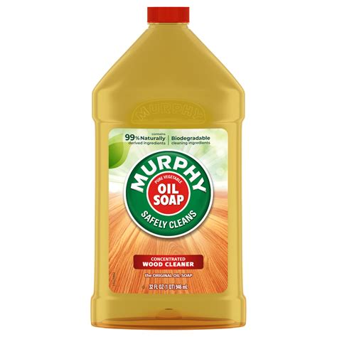 Murphys oil soap wood cleaner. Measure Œ_ cup of cleaner for every 1 gallon of warm water you pour into the bucket. Your bucket should list its size on the inside; otherwise, picture a milk gallon jug to estimate … 