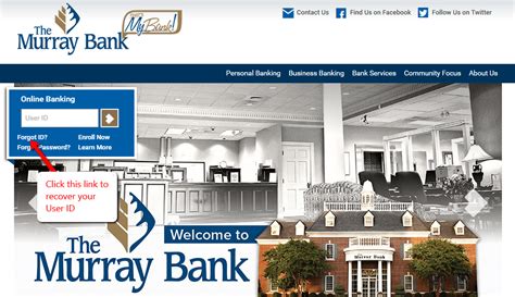 Murray bank online. Stay connected and manage accounts using Online Banking for easy access through your web browser. Online Banking includes Bill Pay, is free with personal ... 