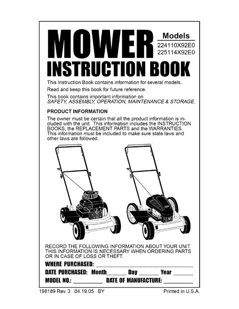 Murray riding lawn mower repair manual. - A cem melhores poesias (liricas) da lingua portuguesa..