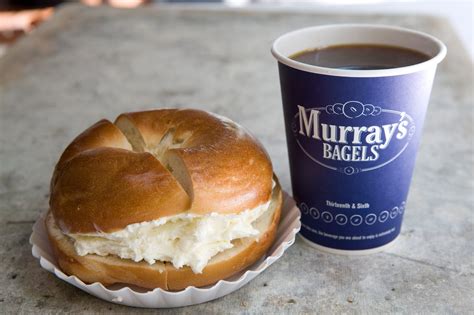 Murrays bagels. Match 7: Murray’s Bagels Vs. David’s Bagels. The loser: Murray’s Bagels — A ton of lox. 2 layers of cream cheese. Overstuffed. A little chewier. Burnt. The winner: David’s Bagels — Cheaper bagels (10$). Unassuming place. 2 layers of cream cheese. Bigger bagel resulting in more equal bagel to topping ratio. 