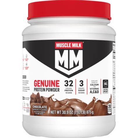 Muscle Milk Protein Powder Genuine Chocolate - 30.9 Oz