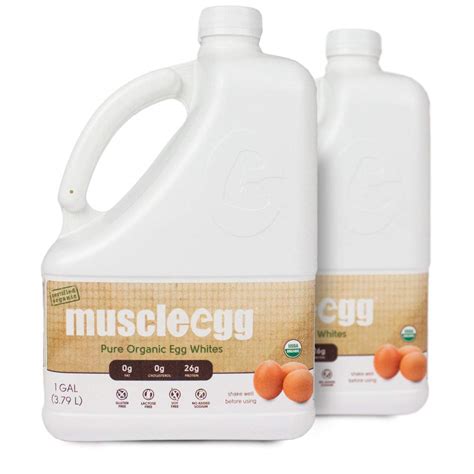 Muscle egg. Muscle Egg is a family owned enterprise that sells a very unique liquid protein drink made of egg whites, and this was original protein supplement made from egg whites. Muscle Egg is an all egg whites drink made for both cooking and direct consumption purposes. 