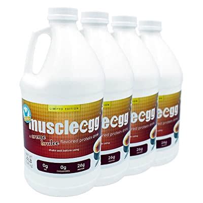 Muscleegg - MuscleEgg liquid egg whites can be kept frozen for up to a year and are good for 3-4 weeks in the fridge after you thaw it out. If you want to save space in the fridge, try our freeze-dried egg white powder that’s shelf-stable for a year as well. All MuscleEgg egg whites are cage-free and pasteurized to be extra smooth and easy to drink ...