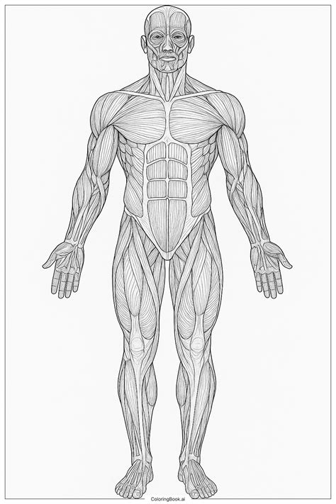 Muscular System Coloring Shee