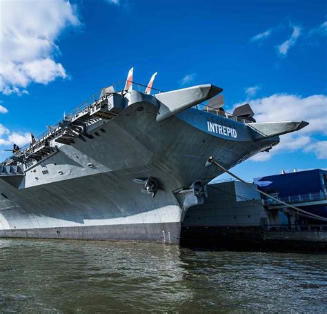 Museum intrepid sea. The aircraft carrier Intrepid served in the U.S. Navy from 1943 until 1974, including World War II and three tours in Vietnam. Take a closer look at life and work on this steel ship. Sailors lived and worked throughout Intrepid’s 13 … 