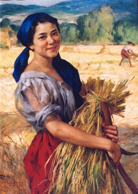 Museum on Twitter: "Palay Maiden (1920) by Fernando Amorsolo …