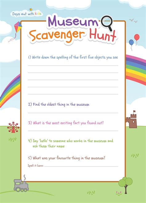 Scavenger Hunts. In order to complete these scavenger hunts, aimed at school-aged guests, careful exploration of some of the Museum’s most interesting artifacts will be needed! Please email education@theworldwar.org for an Answer Guide. All-ages Scavenger Hunt. Riddles. Grades 6-8. Memory Future. Grades 9-12. Beatty Diaz Foch Jacques Pershing. 