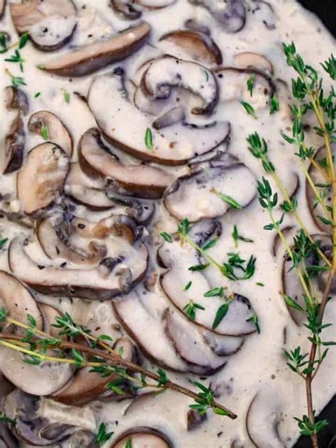 Mushroom Cream Sauce - SmartyPantsKitchen